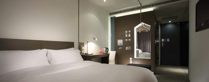Hotel Just Sleep - Lin Sen Tchaj-pej Exteriér fotografie