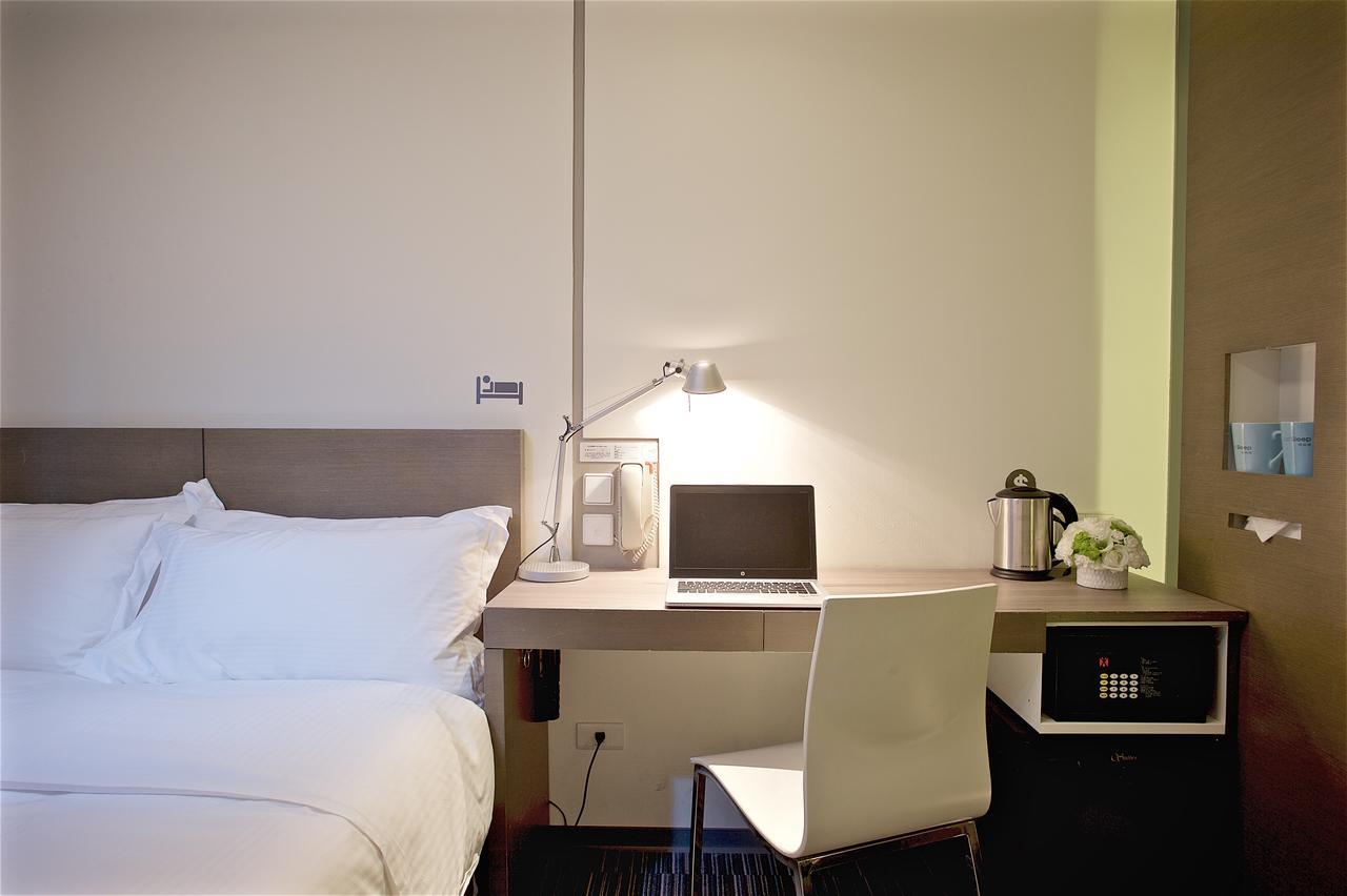 Hotel Just Sleep - Lin Sen Tchaj-pej Exteriér fotografie